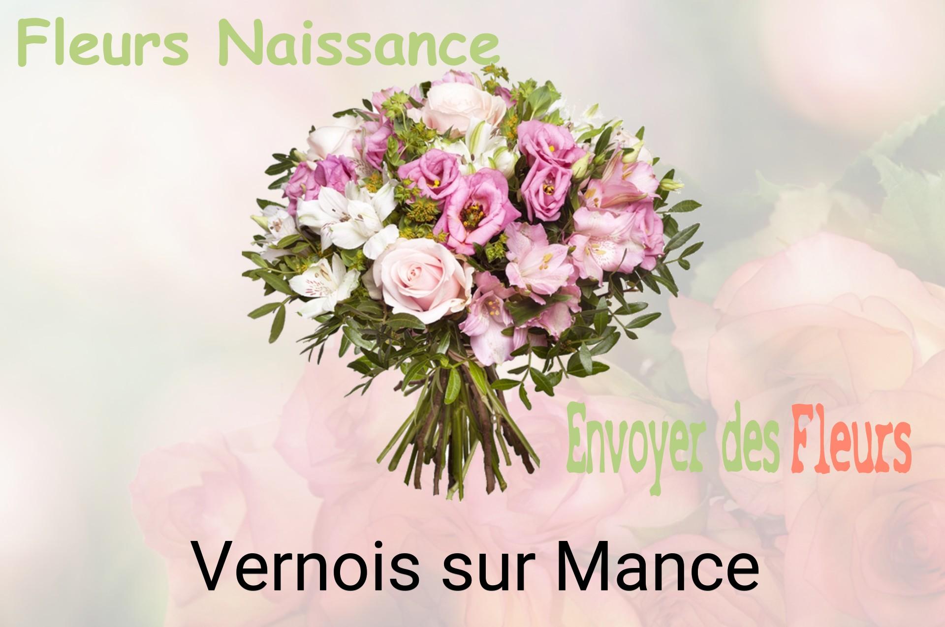 Bouquet de fleurs de naissance livré à Vernois-sur-Mance