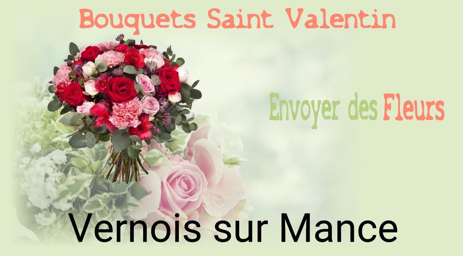Roses de Saint-Valentin livrées à Vernois-sur-Mance